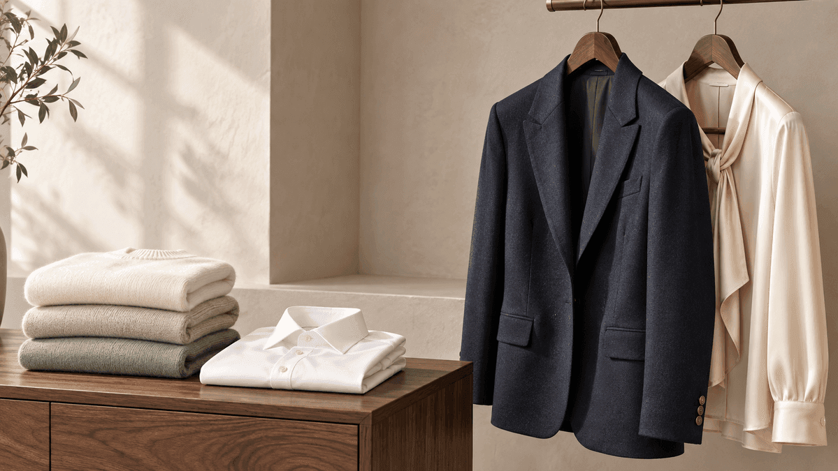 Quiet luxury garment care atelier